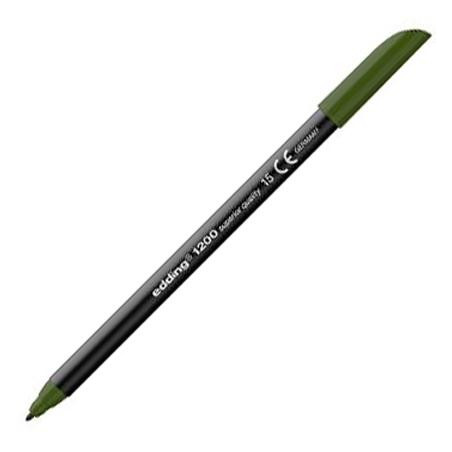 (1200-15) EDDING ROTULADOR 1200 PUNTA FINA VERDE OLIVA