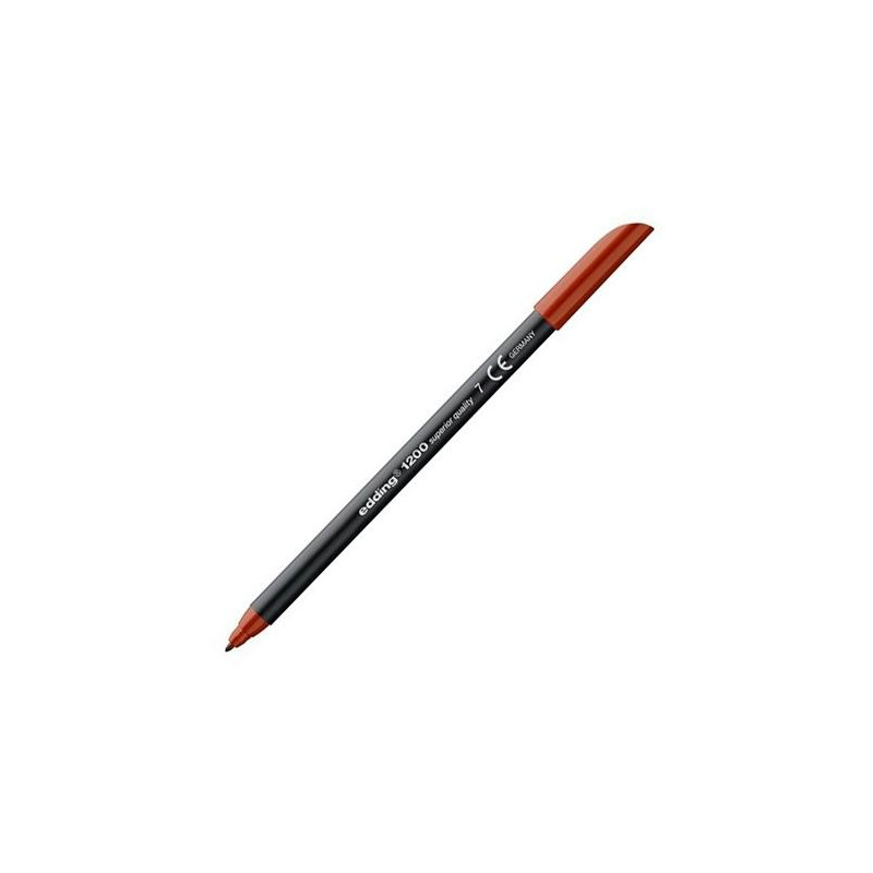 (1200-07) EDDING ROTULADOR 1200 PUNTA FINA MARRÓN