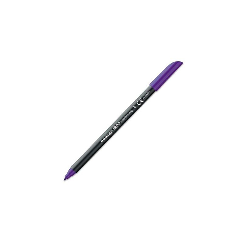 (1200-08) EDDING ROTULADOR 1200 PUNTA FINA VIOLETA