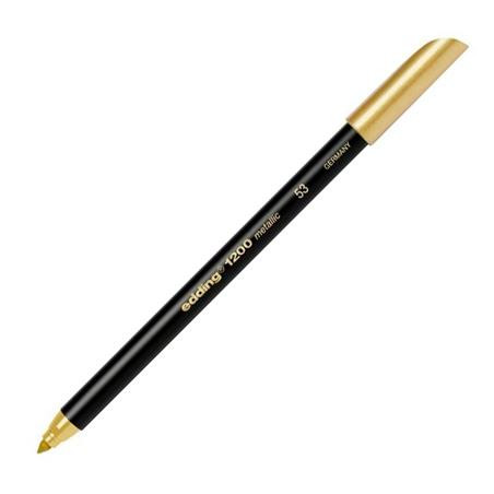 (1200-53) EDDING ROTULADOR 1200 PUNTA FINA ORO METÁLICO