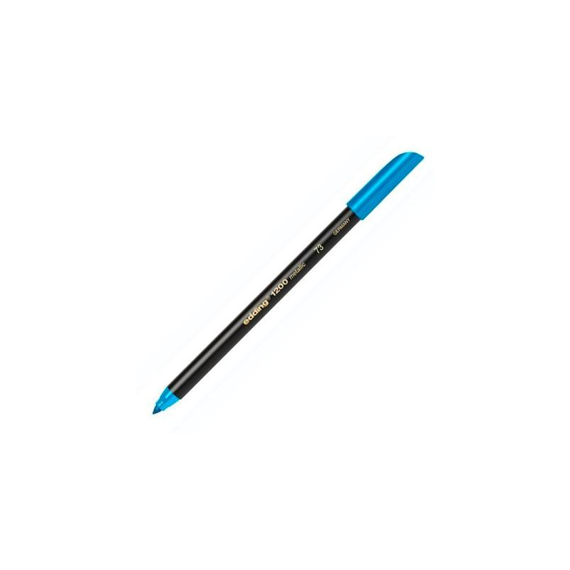 (1200-73) EDDING ROTULADOR 1200 PUNTA FINA AZUL METÁLICO