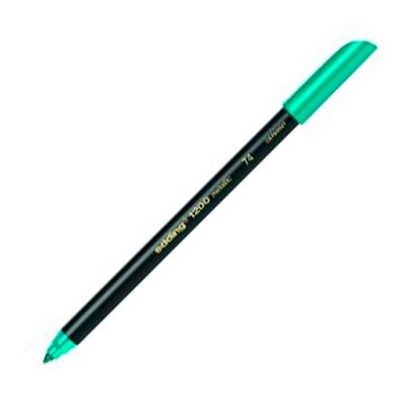 (1200-74) EDDING ROTULADOR 1200 PUNTA FINA VERDE METÁLICO