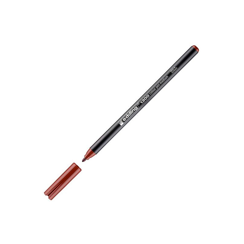(1300-07) EDDING ROTULADOR 1300 TRAZO MEDIO MARRÓN