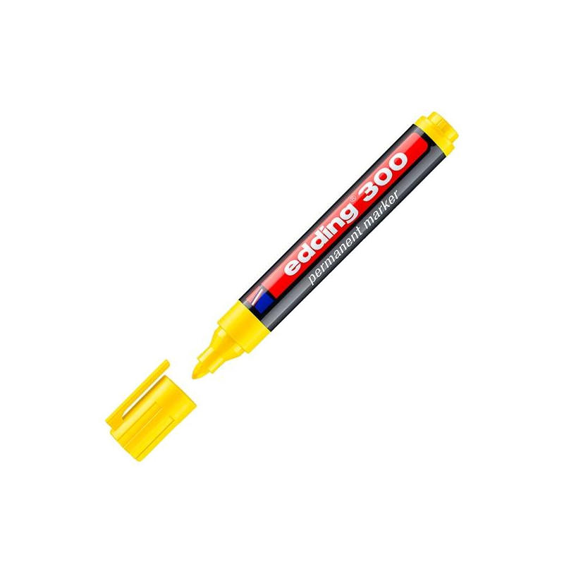 (300-05) EDDING MARCADOR PERMANENTE 300 AMARILLO