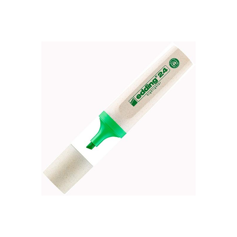 (2411) EDDING MARCADOR FLUORESCENTE 24 ECOLINE VERDE CLARO