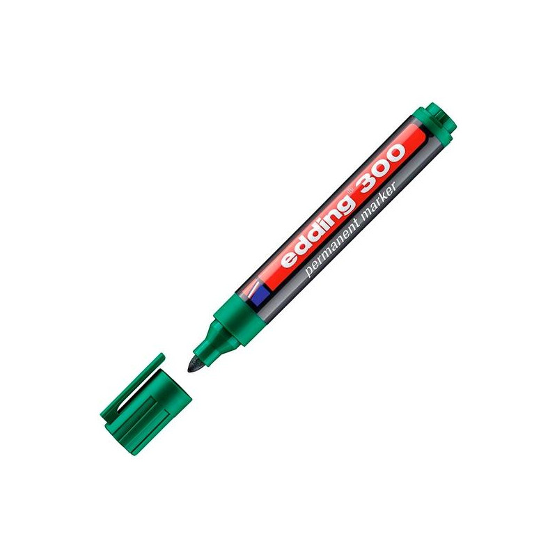 (300-04) EDDING MARCADOR PERMANENTE 300 VERDE