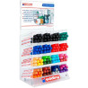 (4-73000) EDDING MARCADOR PERMANENTE 3000 GAMA COMPLETA COLORES SURTIDOS EXPOSITOR 128 UD