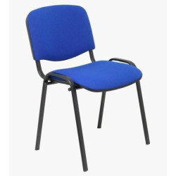 (PACK226PTNB229) PIQUERAS Y CRESPO PACK DE 2 SILLAS FIJAS APILABLES ISO TAPIZADA BALI AZUL