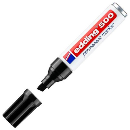 (500-01) EDDING MARCADOR PERMANENTE 500 NEGRO