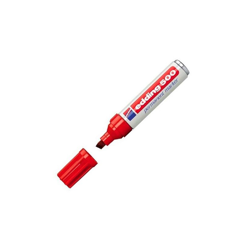 (500-02) EDDING MARCADOR PERMANENTE 500 ROJO