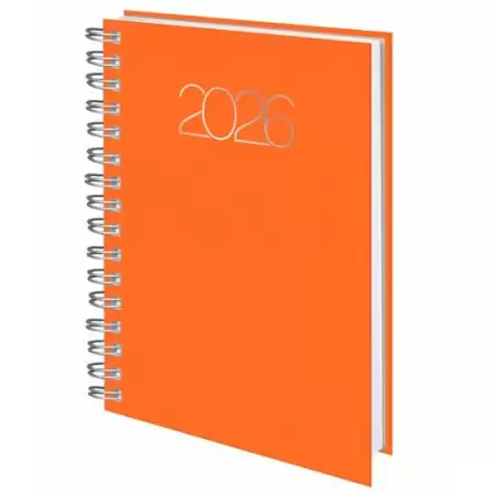 (0D0858B35) DEUSTO DIETARIO-D08 BASE WIRE'O 58-PREMIUM 14.1X20.5CM DP B35-NARANJA 2026