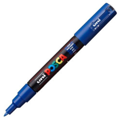 (285122000) POSCA MARCADOR  PC-1M NO PERMANENTE PUNTA FINA 0.7-1MM AZUL