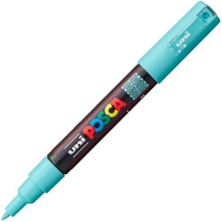 (285171000) POSCA MARCADOR  PC-1M NO PERMANENTE PUNTA EXTRAFINA 0.7-1MM VERDE MARINO