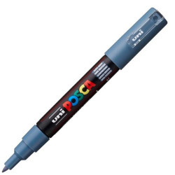 (285296000) POSCA MARCADOR  PC-1M NO PERMANENTE PUNTA FINA 0.7-1MM GRIS PIZARRA