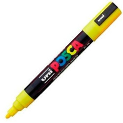 (286526000) POSCA MARCADOR  PC-5M NO PERMANENTE PUNTA FORMA DE BALA 1,8 - 2,5 MM AMARILLO