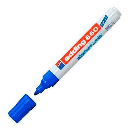(660-03) EDDING MARCADOR PIZARRA BLANCA 660 RELLENABLE AZUL