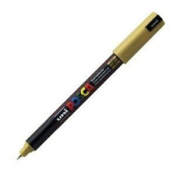 (289876000/317891000) POSCA MARCADOR  PC-1MR NO PERMANENTE PUNTA EXTRAFINA 0.7MM ORO