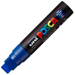 (300293000) POSCA MARCADOR  PC-17K NO PERMANENTE PUNTA BISELADA 15MM AZUL