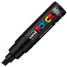 (300566000) POSCA MARCADOR  PC-8K NO PERMANENTE PUNTA BISELADA 8.0MM NEGRO