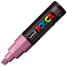 (300756000) POSCA MARCADOR  PC-8K NO PERMANENTE PUNTA BISELADA 8.0MM ROSA METÁLICO