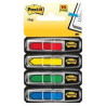 (7000144924) POST-IT INDEX  ROJO, AMARILLO, VERDE, AZUL - 4 DISPENSADORES STD 4X24