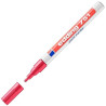(751-02) EDDING MARCADOR PERMANENTE 751 TINTA OPACA BRILLANTE ROJO