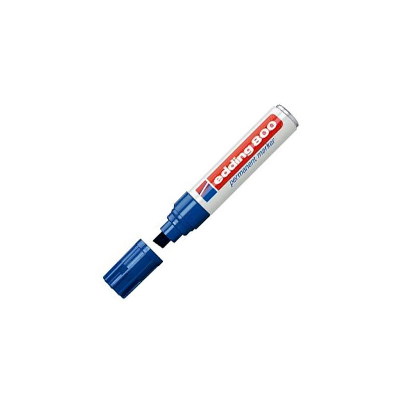 (800-3) EDDING MARCADOR PERMANENTE 800 AZUL