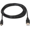 (A101-0025) AISENS CABLE USB 2.0 TIPO A/M - MINI B/M NEGRO 1