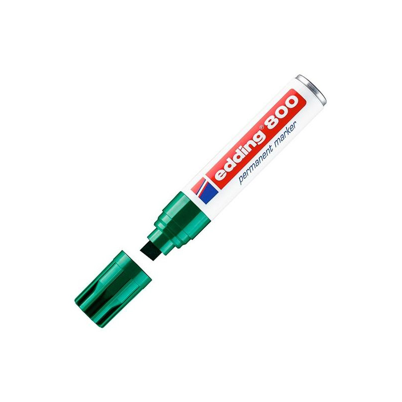 (800-4) EDDING MARCADOR PERMANENTE 800 VERDE
