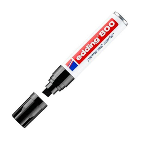 (800-1) EDDING MARCADOR PERMANENTE 800 NEGRO