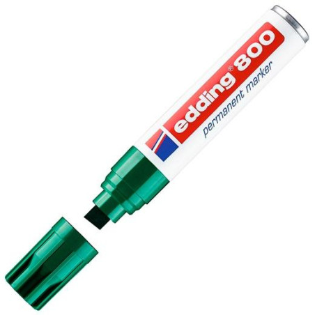 (800-4) EDDING MARCADOR PERMANENTE 800 VERDE