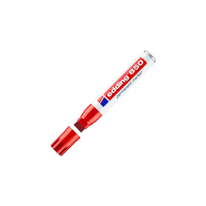 (850-02) EDDING MARCADOR PERMANENTE 850 ROJO