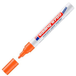 (8750-06) EDDING MARCADOR PERMANENTE DE TINTA OPACA INDUSTRIAL 8750 NARANJA