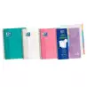 (400135623) OXFORD CUADERNO EUROPEANBOOK 5 CLASSIC PESTAÑAS MICROPERFORADO 100H A5+ 5X5 5 T/EXTRADURA  C/SURTIDOS PASTEL