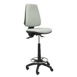 (T14SB40) PIQUERAS Y CRESPO TABURETE ELCHE S S/BRAZOS ARO RESPOSAPIÉS TEJIDO BALI GRIS CLARO