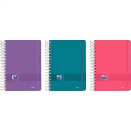 (400201728) OXFORD AGENDA ANUAL LIVE&GO ESPIRAL A5 320H DP C/SURTIDOS VIVOS 2026