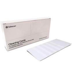 (137-0745) SAFESCAN TARJETAS DE LIMPIEZA PARA DETECTORES AUTOMATICOS DE BILLETES CAJA 10 UD