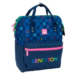(612550838) SAFTA MOCHILA CON ASAS PARA PORTATIL 13" BENETTON "DAMERO"