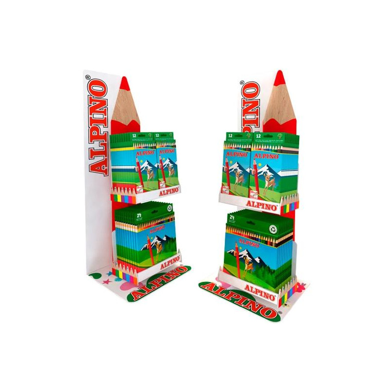 (AL001903E) ALPINO EXPOSITOR ESTRELLA MOSTRADOR LÁPIZ VACÍO
