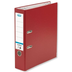 (100202156) ELBA ARCHIVADOR PALANCA A4 CARTÓN FORRADO PP LOMO ANCHO RADO ROJO