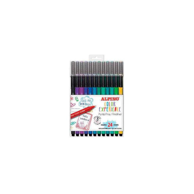 (AR001039) ALPINO ROTULADORES FINELINER COLOR EXPERIENCE ESTUCHE DE 24 C/SURTIDOS