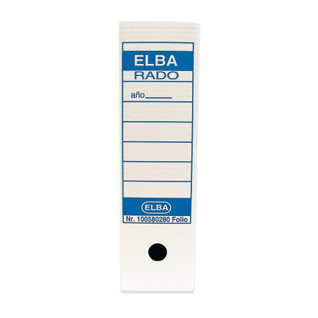 (100580280) ELBA ARCHIVO DEFINITIVO FOLIO LOMO 100MM BLANCO -50U-