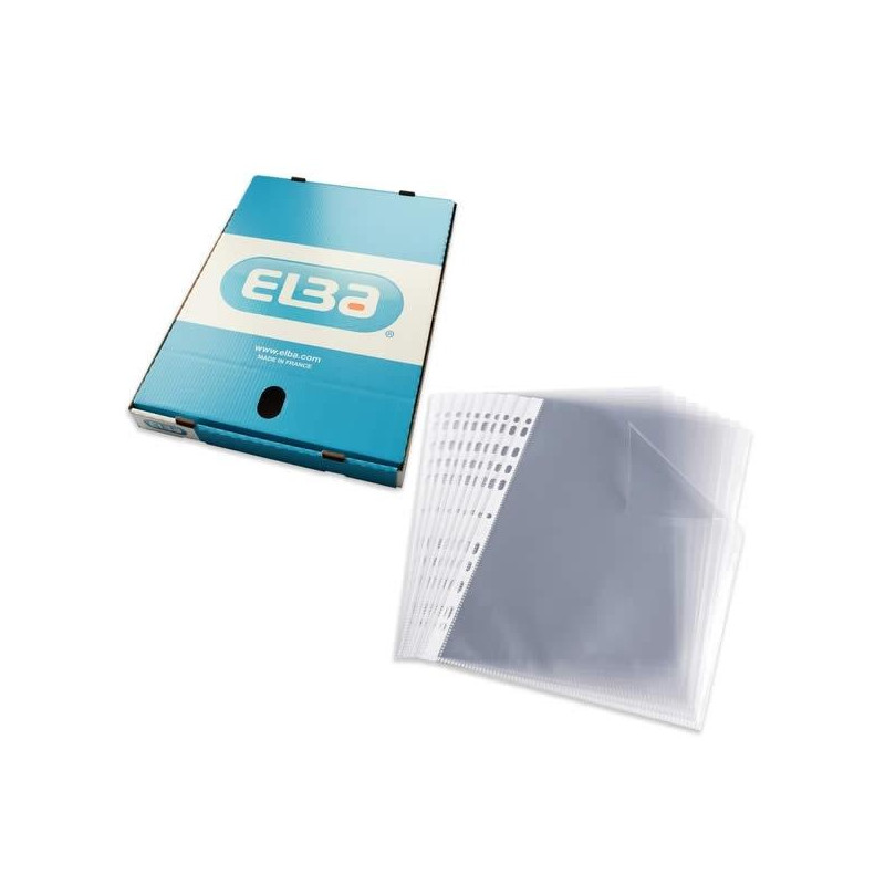 (400005371) ELBA FUNDA MULTITALADRO 11 PP CRISTAL A4 70 MICRAS  STANDARD -100U-