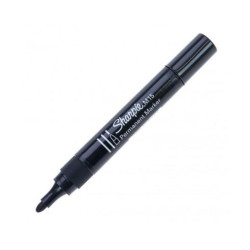 (S0192584) SHARPIE MARCADOR PERMANENTE NEGRO M15 PUNTA REDONDA 12 UD