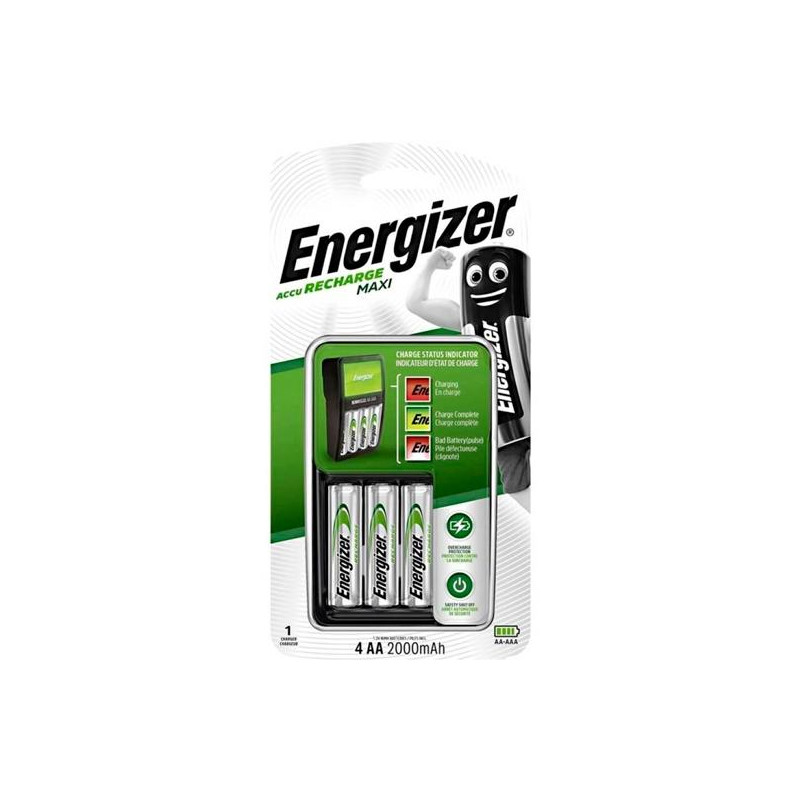 (962473) ENERGIZER CARGADOR DE PILAS AAA/AA (4 PILAS RECARGABLES 4AA INCLUIDAS)