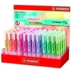 (275/48-8-2) STABILO MARCADOR FLUORESCENTE SWING COOL PASTEL C/SURTIDOS EXPOSITOR 48 UD