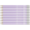 (4908/03-HB) STABILO SWANO LAPIZ GRAFITO CON GOMA PASTEL LILA -12U-
