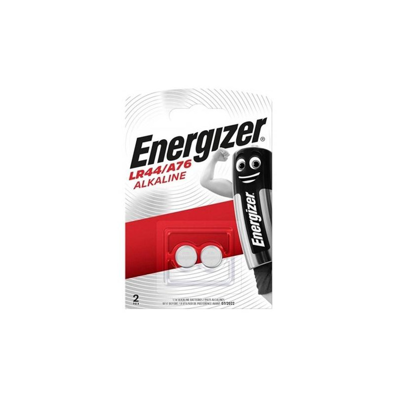 (ENELR442) ENERGIZER PILA BOTON LR44 ALCALINAS 1.5V BLISTER-2