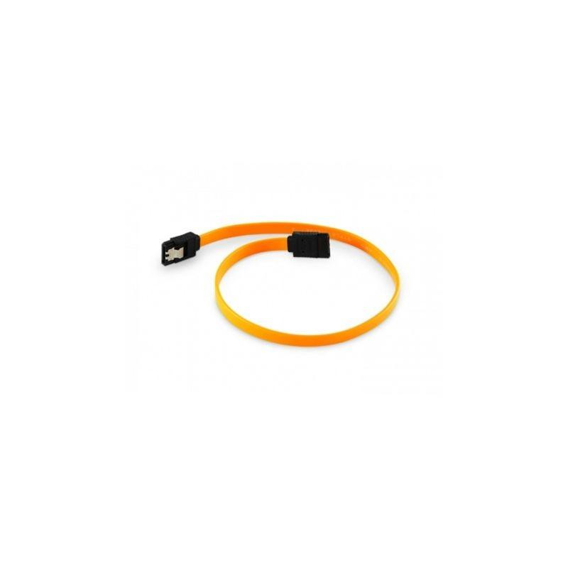 (CSATASK4) 3GO CABLE DATOS SATA LAÑA SEGURIDAD 39CM AMARILLO