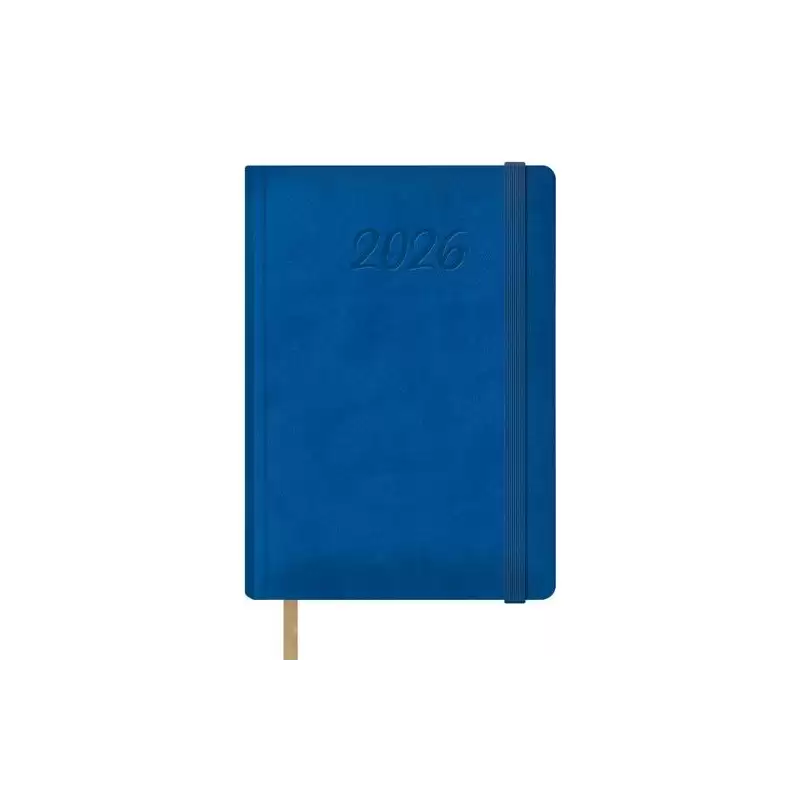 (12878-2026) DOHE AGENDA ANUAL SAMBA 15X21CM DP CIERRE C/GOMA AZUL 2026